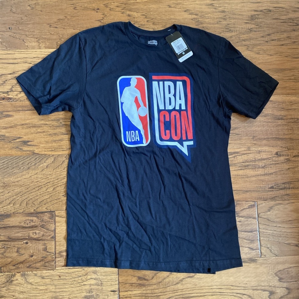 NBA Con Las Vegas Nevada Graphic T-Shirt Black Mens Large 01WHT3381 NWT